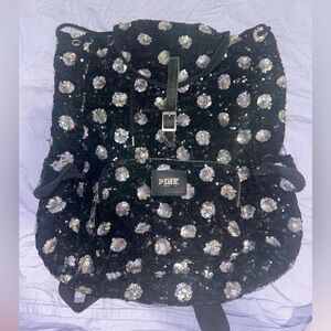 Pink Victoria’s Secret sequin backpack